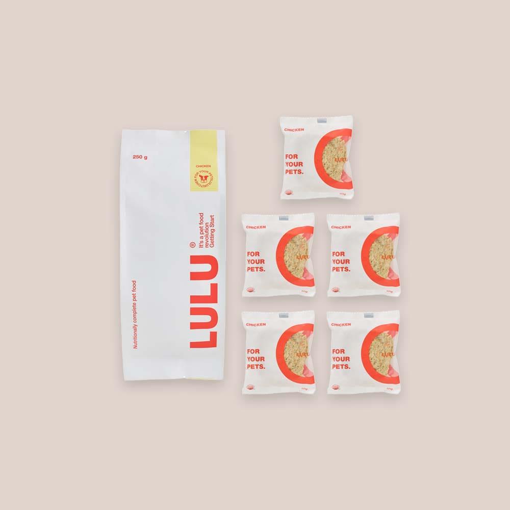 [룰루키친] 룰루미니 닭고기 강아지화식 반려견자연식 노견 250g 