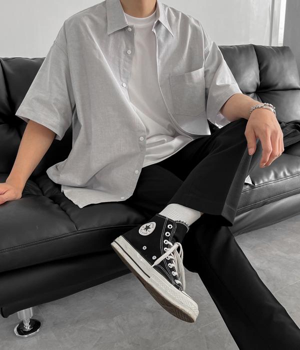 [당일배송/여름반팔&긴팔]오버핏 옥스퍼드 셔츠(3color)