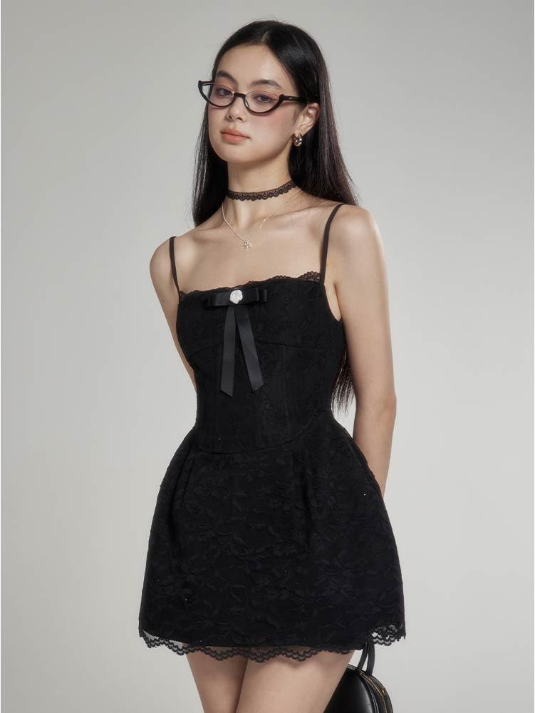 [MESS STUDIO] Black Swan Sleeveless Dress