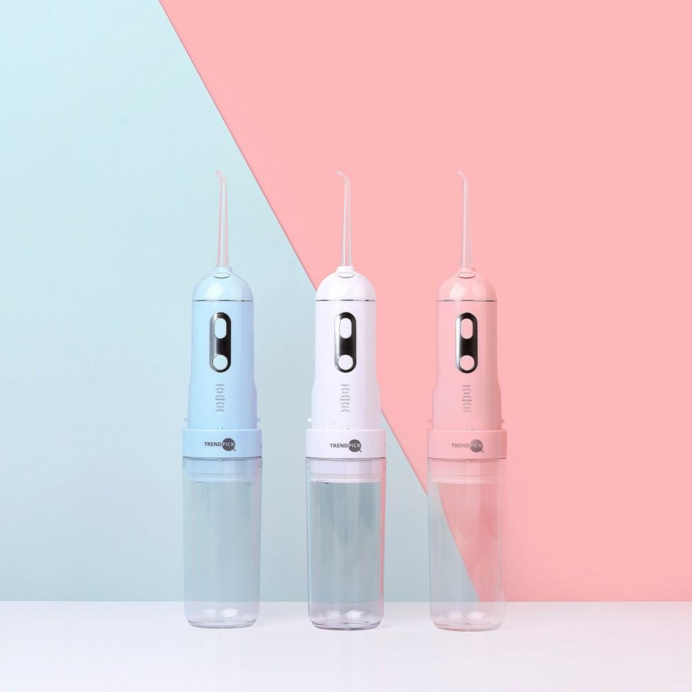 트렌드픽 휴대용 워터픽 구강 세정기 물치실 물칫솔 치아 세정기 치간 세척기 물양치