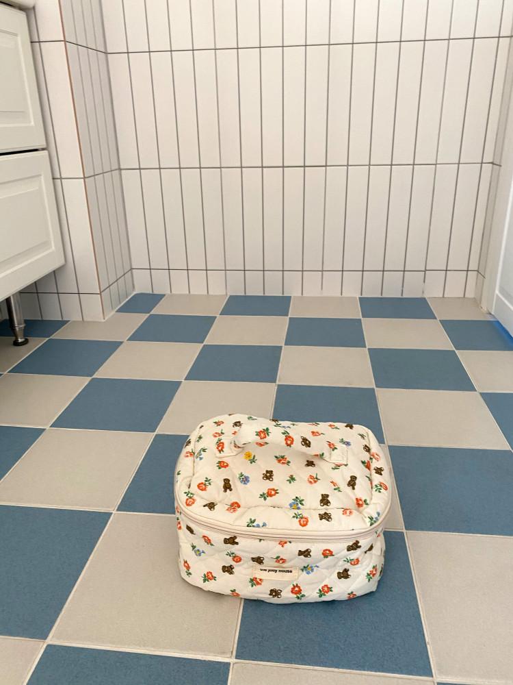 곰돌이 화장품파우치 여행용 대용량