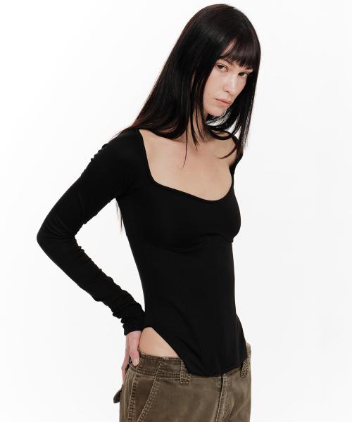 EL CORSET TOP (BLACK)