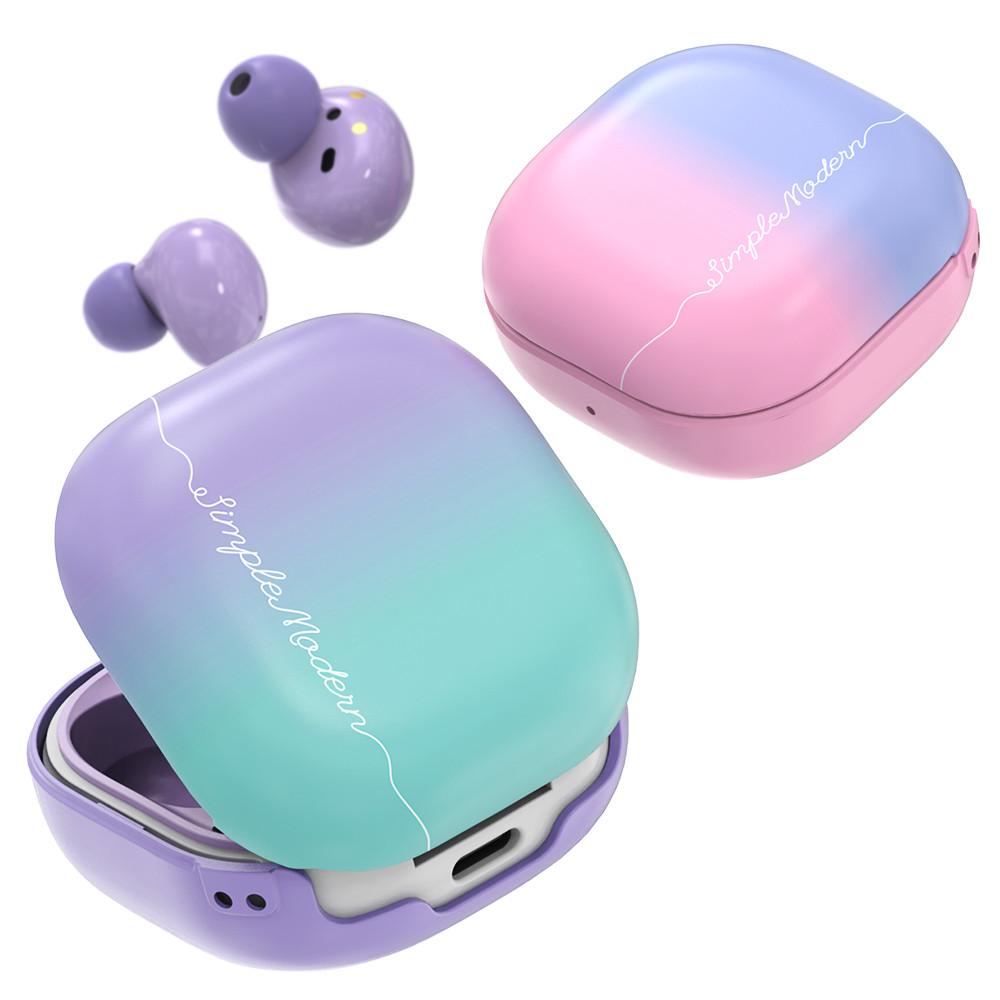 갤럭시 버즈 2 프로 라이브 FE 디자인 케이스 오로라