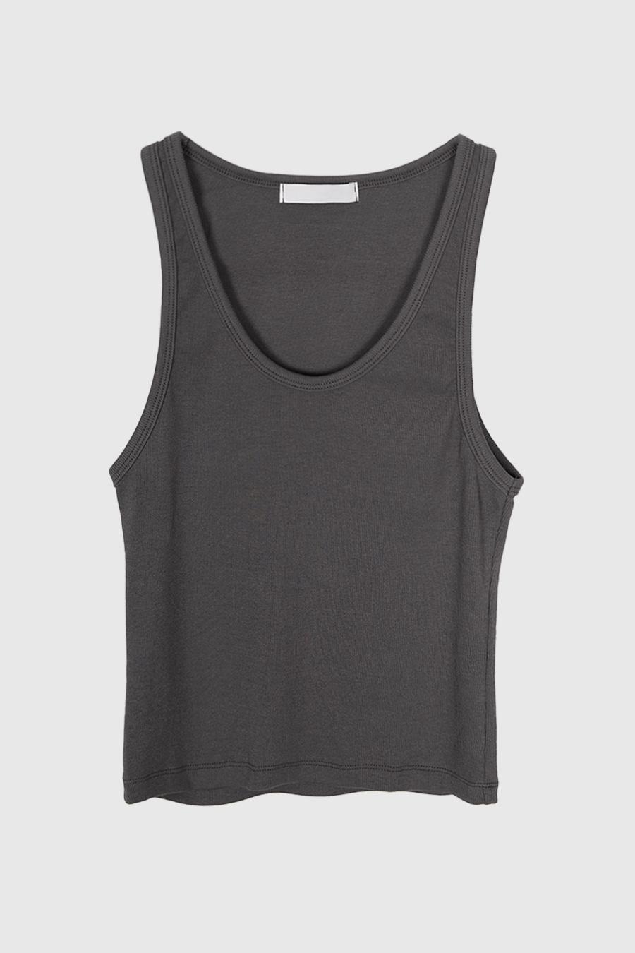 DEEP U-NECK SLEEVELESS