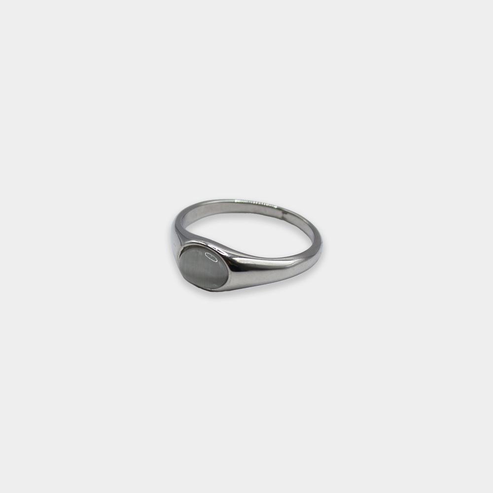 Cat's Eye Oval Stone Ring