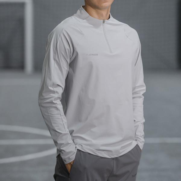 트레이닝 프로 하프집업 - 연그레이