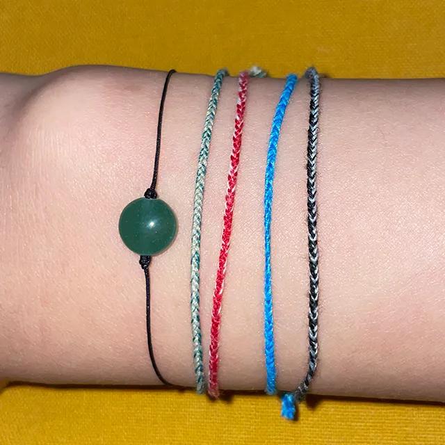 [4color] 심플 소원 실팔찌