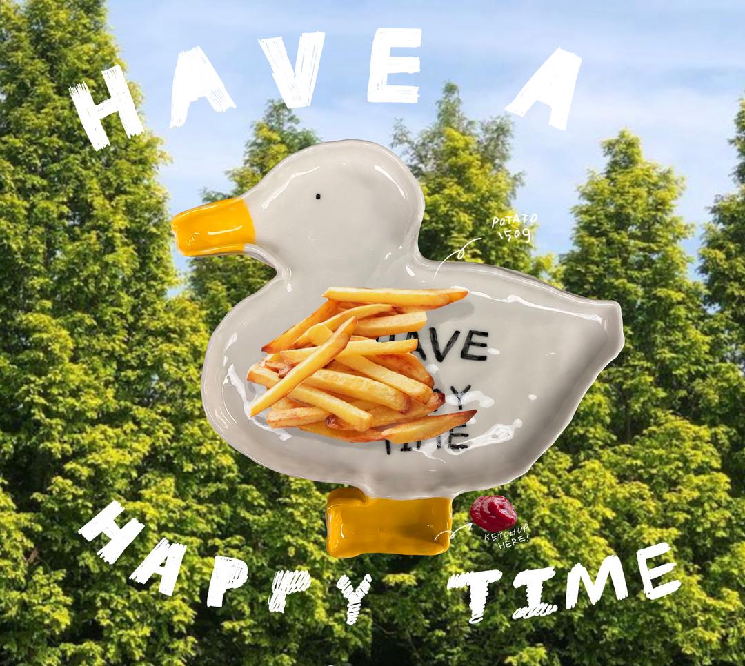(6차판매)CERAMIC DUCK PLATE