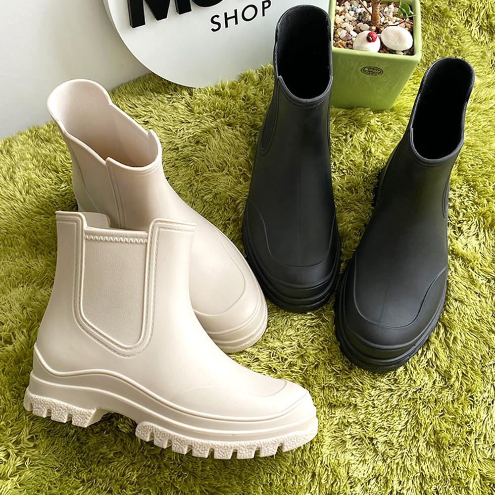 머츠샵 여성 숏 레인부츠 가벼운 워커 패션장화