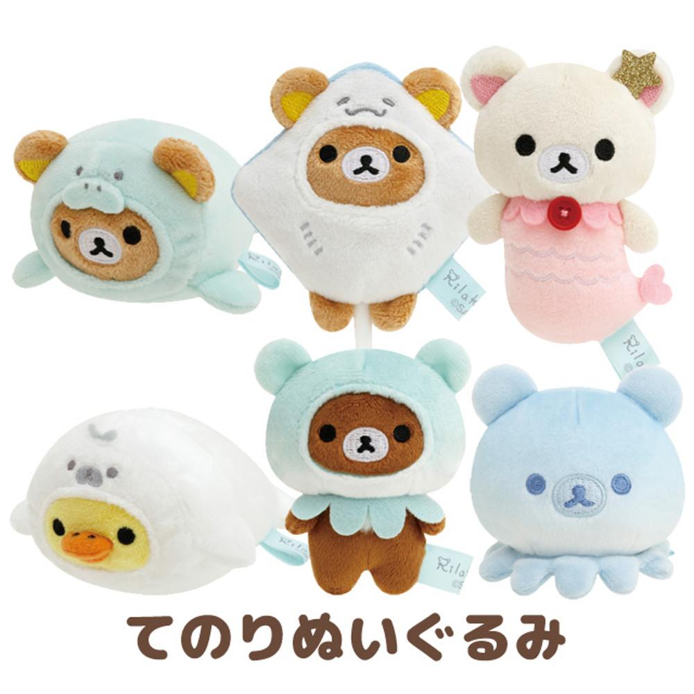 리락쿠마 테노리 인형 해양생물 시리즈 (선택/전6종) 산엑스 리락 바다 해파리