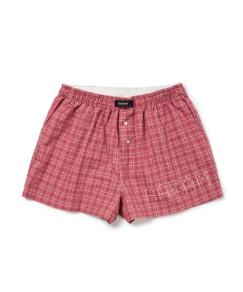 Check Boxer (Red)
