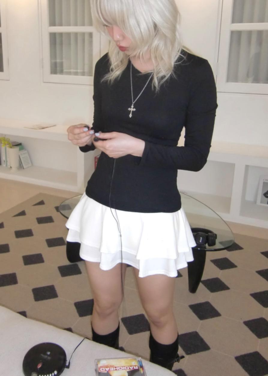 EILSE CANCAN MINI SKIRT (속바지 내장)