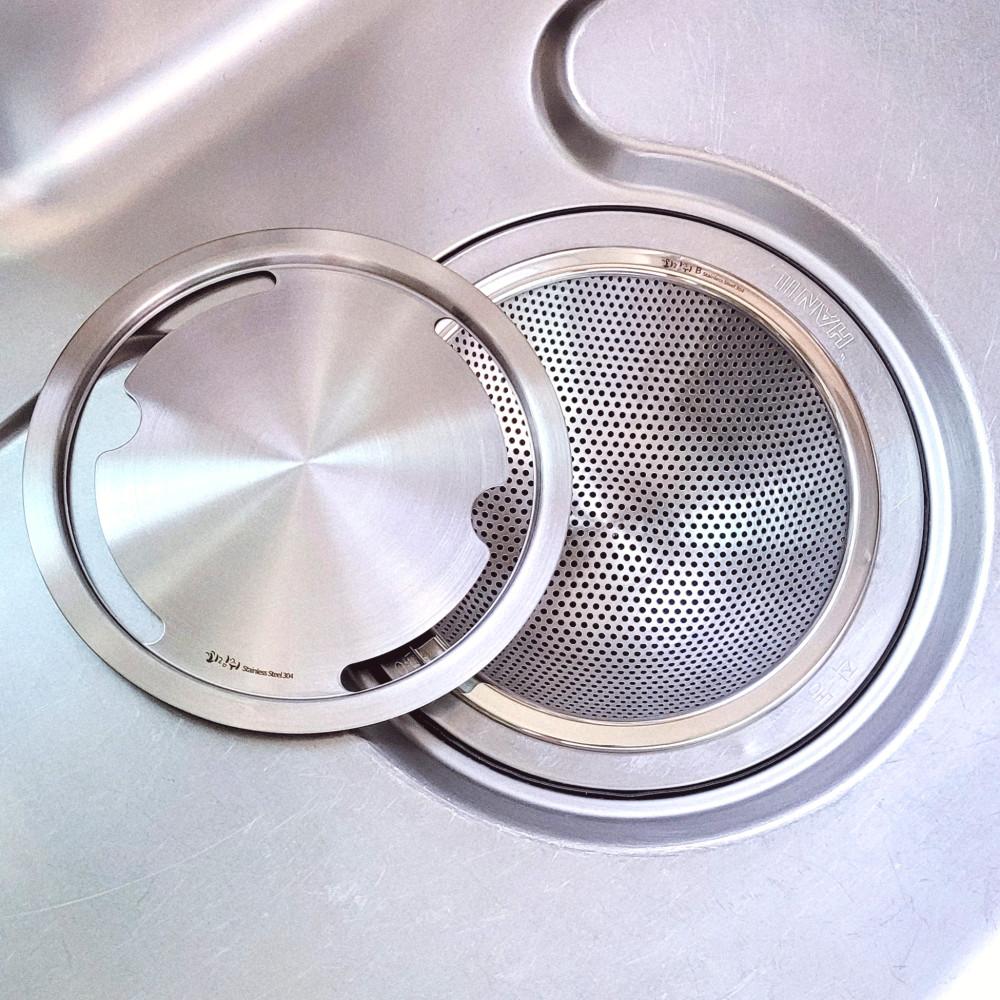 꾀람쥐 배수구망 싱크대 거름망 씽크대 싱크대 배수구 거름망  스텐 304