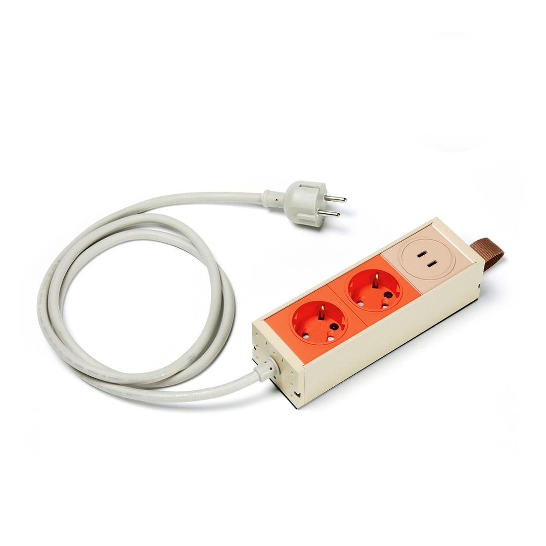 extention usb-c socket orange