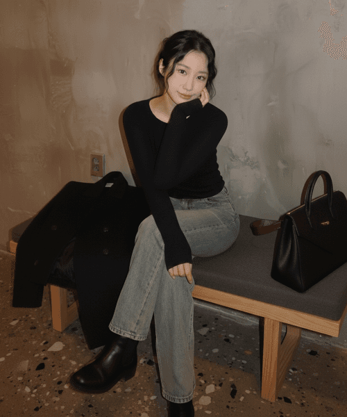 [2PACK] 크롭핏 워머 긴팔 티셔츠 2color