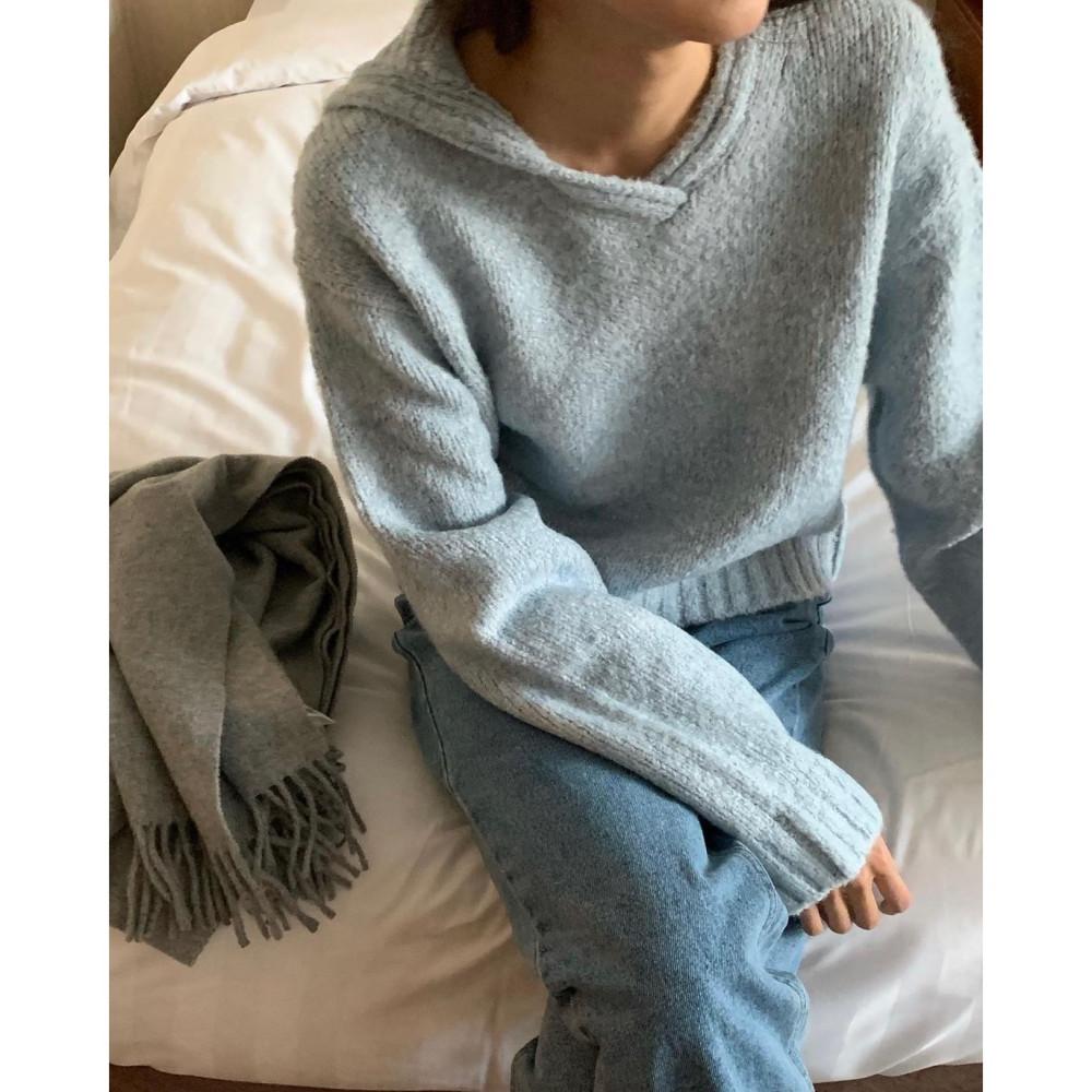 (오트 당일) Leheim 르하임 버블 후드 니트 (3colors)