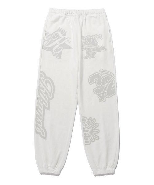 와펜 그래픽 스웻팬츠_화이트(IK2ESMPA00A)