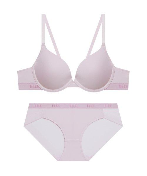 엘르이너웨어(ELLE INNERWEAR)  크리미 브라 팬티 세트 - 핑크라벤더 - 사이즈 & 후기 | 무신사