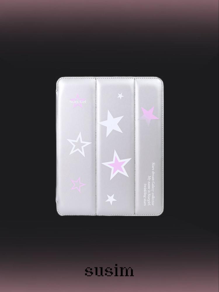 수심 Star Padding Case 아이패드 케이스 12.9인치 미니 패딩 실버 스타