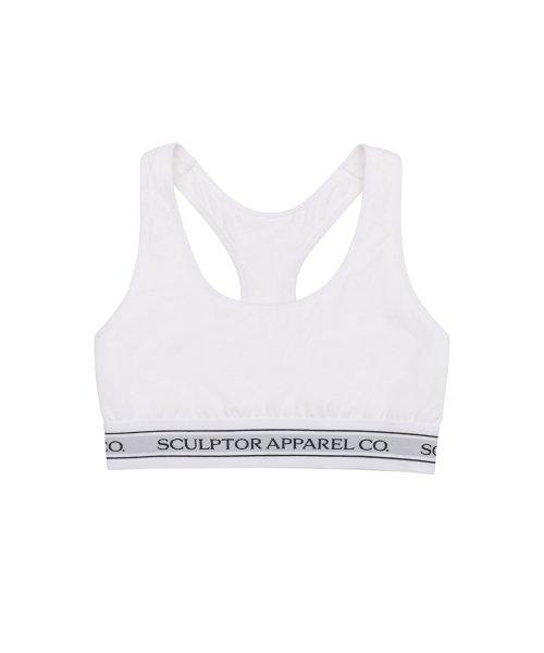 SUPIMA Banding Bra Top White