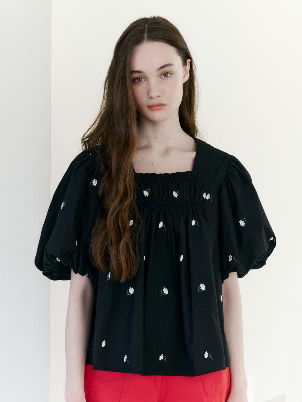Daisy Volume Blouse VC2573BL505V_4color