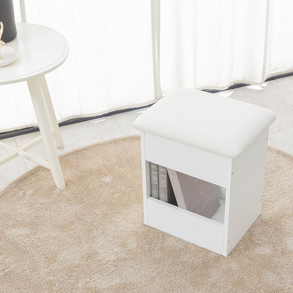 잉글랜더 화장대 수납 사각스툴(화장대 구매시 배송가능) : 잉글랜더몰