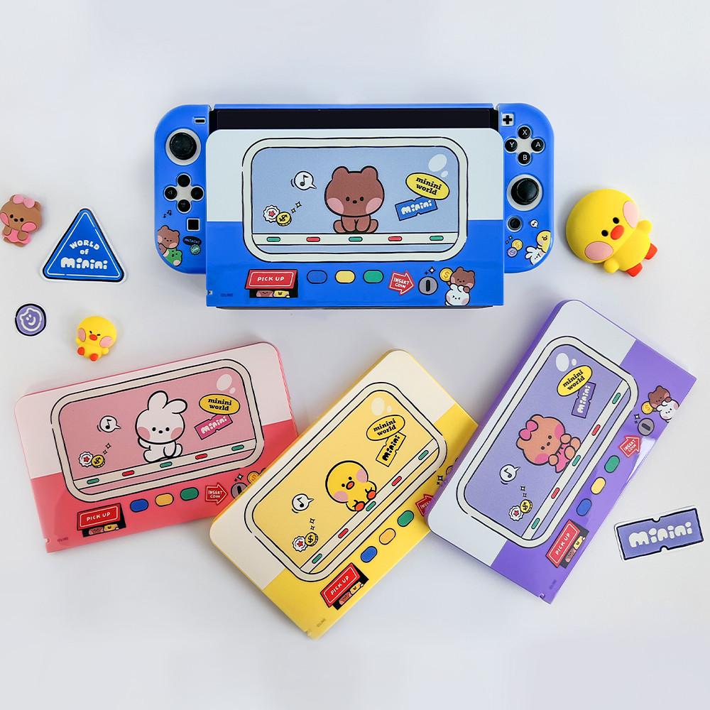 닌텐도 스위치 OLED 전용 겜맥 라인 프렌즈 독에 끼워쓰는 케이스