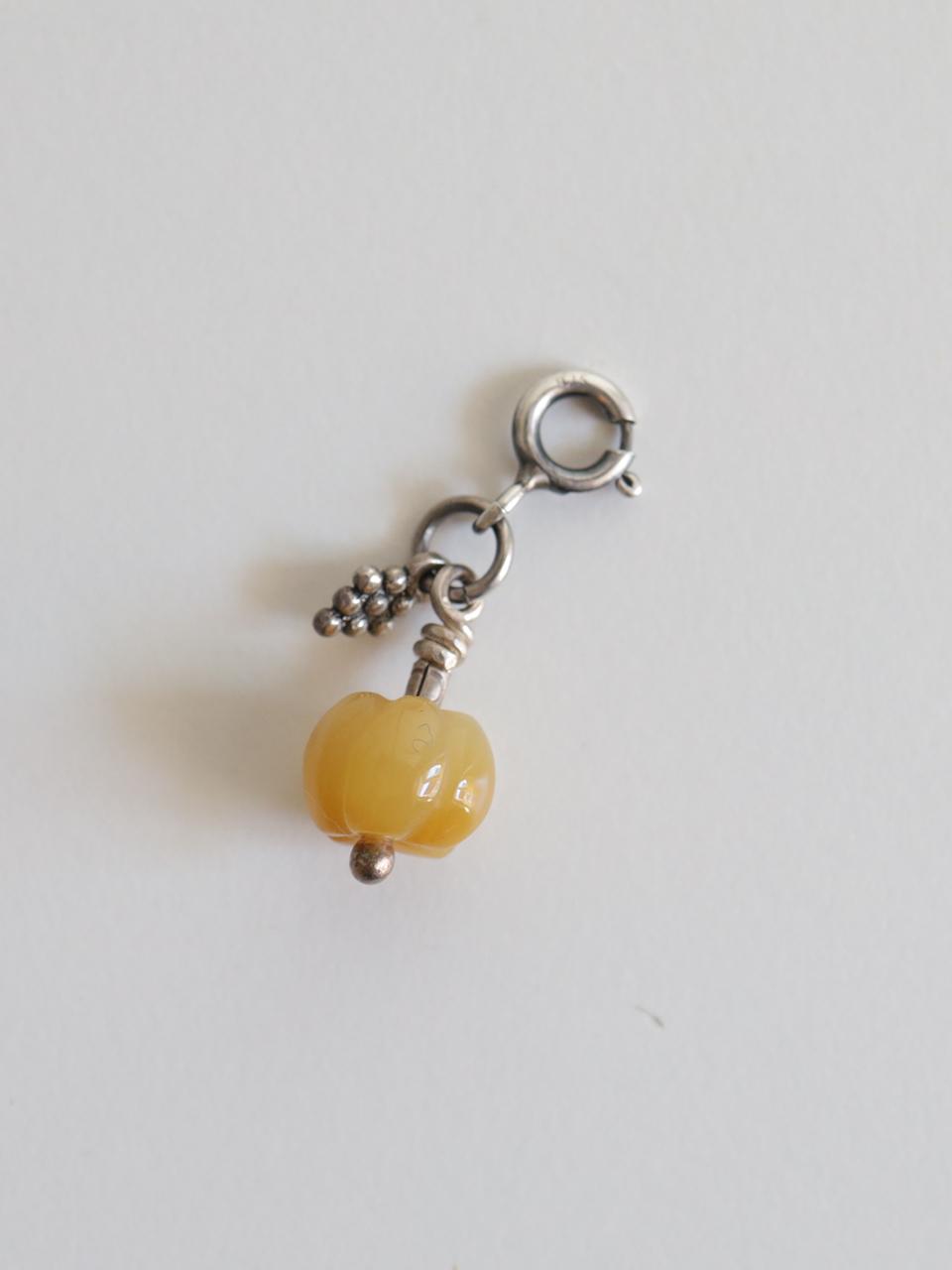 Yellow Jade Pumpkin Pendant