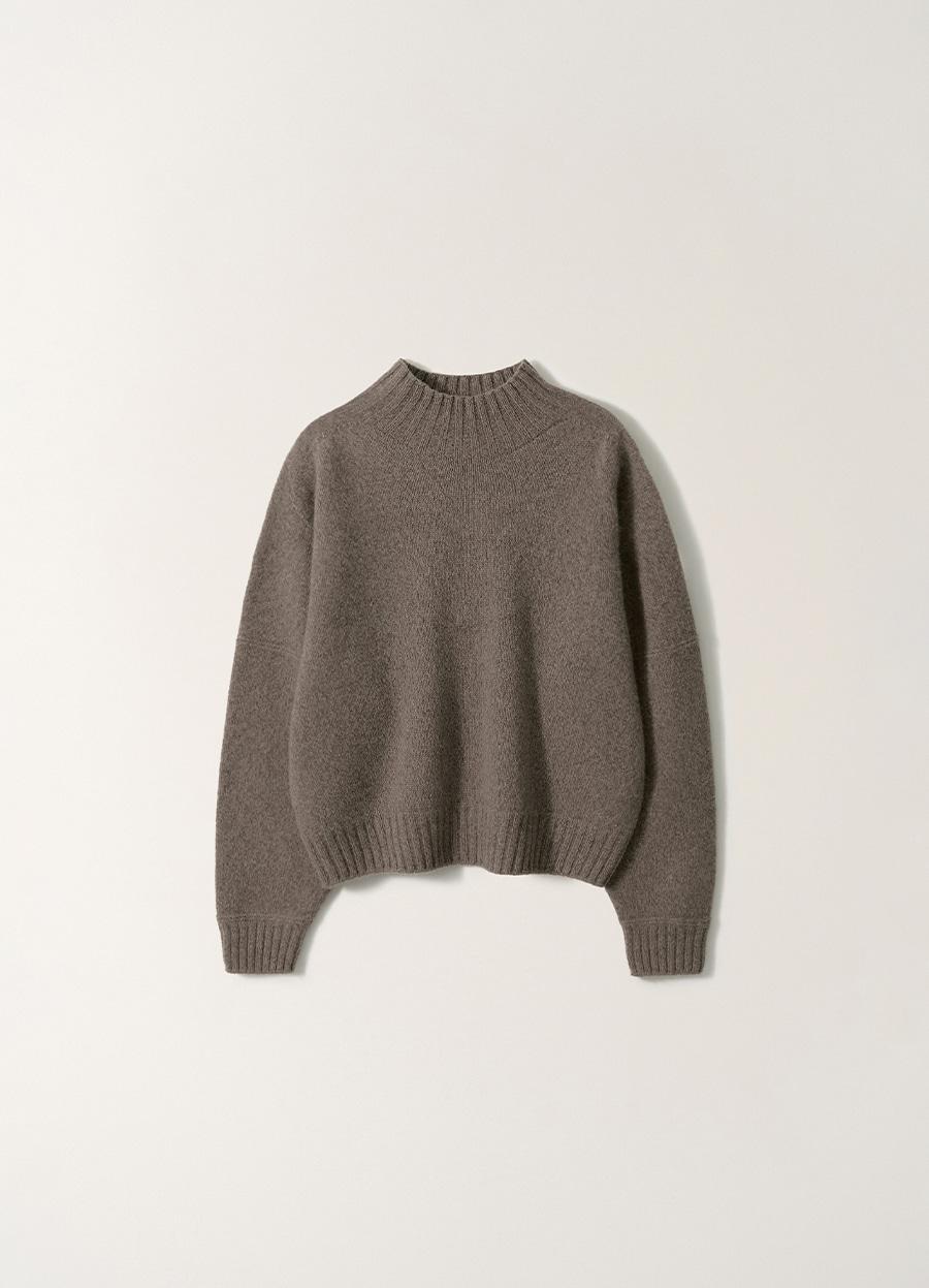 Extreme fine wool pullover (Taupe)