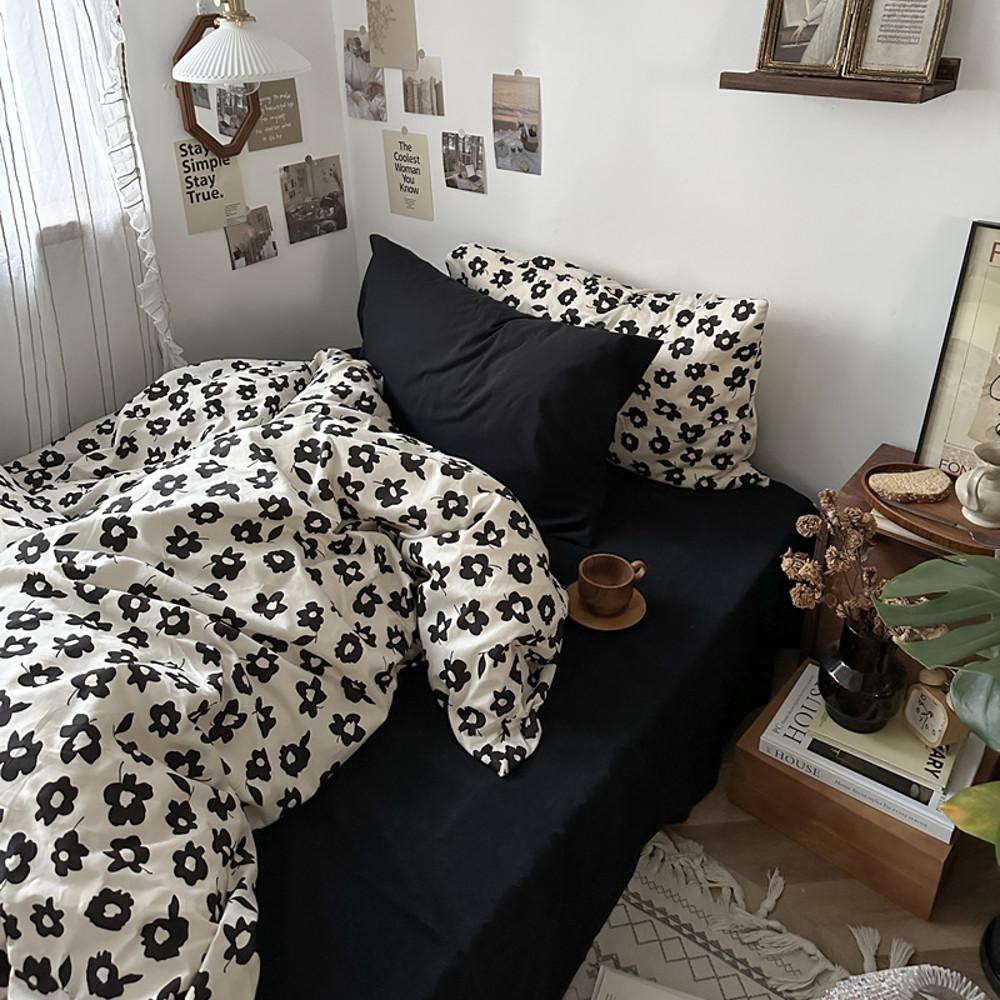 페르지아 빈티지 플라워 이불 베개 귀여운 부드러운 침구커버세트 싱글 슈퍼싱글 퀸 킹