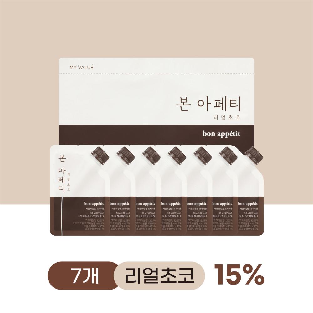 본아페티 쉐이크 리얼초코 1팩(7개입)