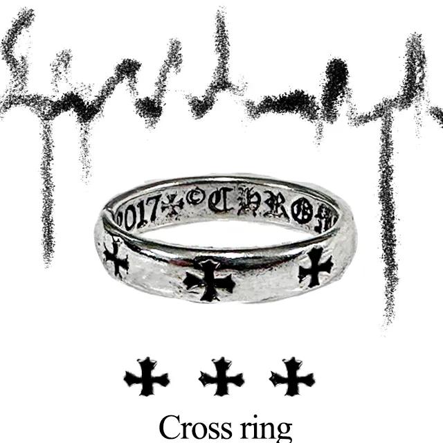 Cross ring 십자가 반지 스트릿 힙합 힙한 빈티지 유니크 데일리 반지