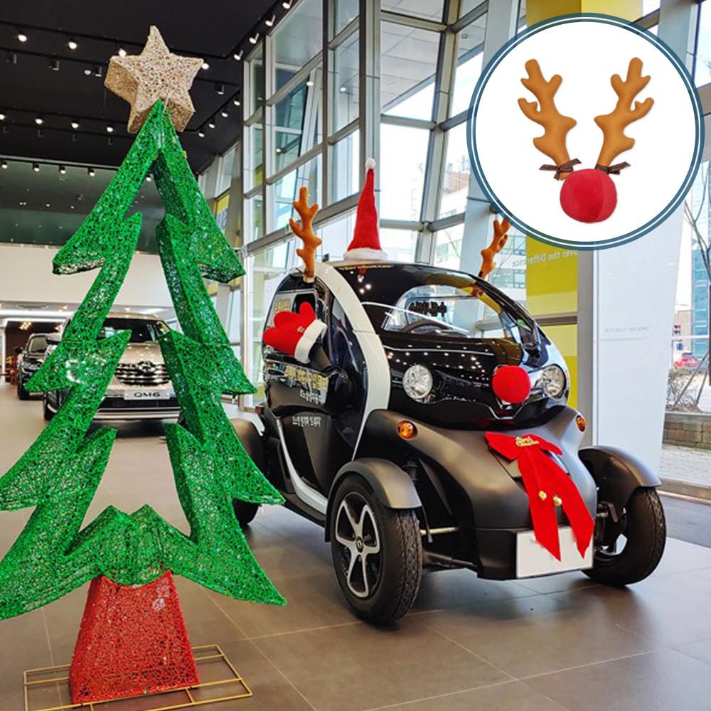 루돌카 자동차 루돌프 크리스마스 이벤트 장식 웨딩카 파티장식 루돌프 차