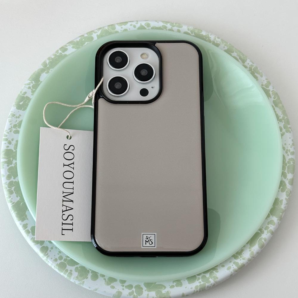 Simple sahara beige 에폭시범퍼케이스