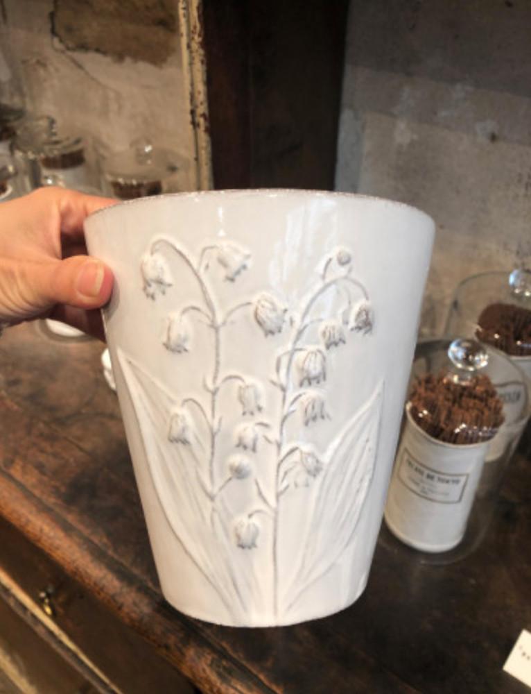 아스티에 드 빌라트 - 플라워 스몰 베이스 꽃병 14.3 x 14.3 x 14.7 cm/ ASTIER de VILLATTE - Small Vase FLEUR VSEFLR01