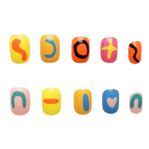 키치 크레용 네일팁