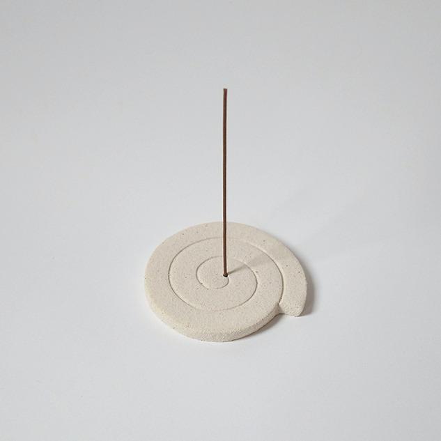 Spiral Incense Holder - Sand
