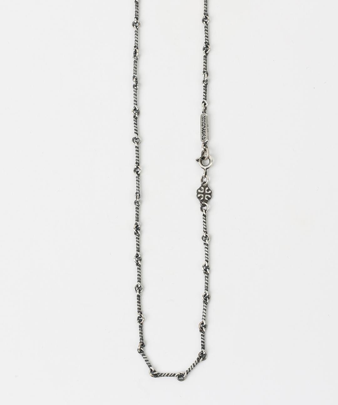 Slim twist chain nk (2 color)(925 silver)