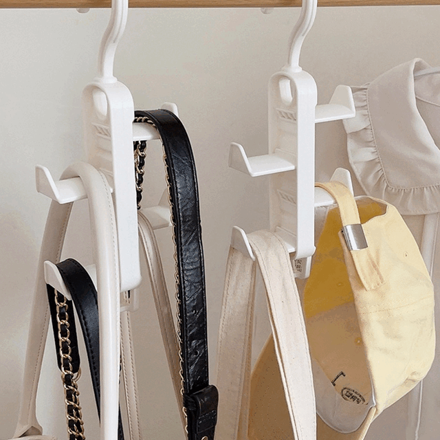 (당일출고/2개가격) 루시아이 다층 다용도 걸이 악세사리 소품 옷장 공간활용 필수템 학생 대학생 직장인 생활 용품 정리 수납 멀티 모자 가방