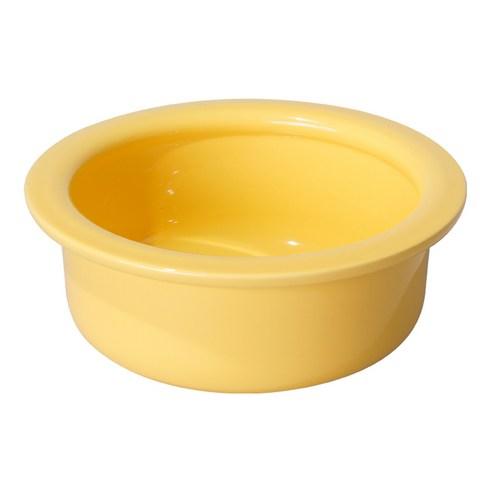 보울보울 국산 중형견용 헬로 중형볼 680ml 단품, 치즈옐로우, 1개 - 식탁 | 쿠팡