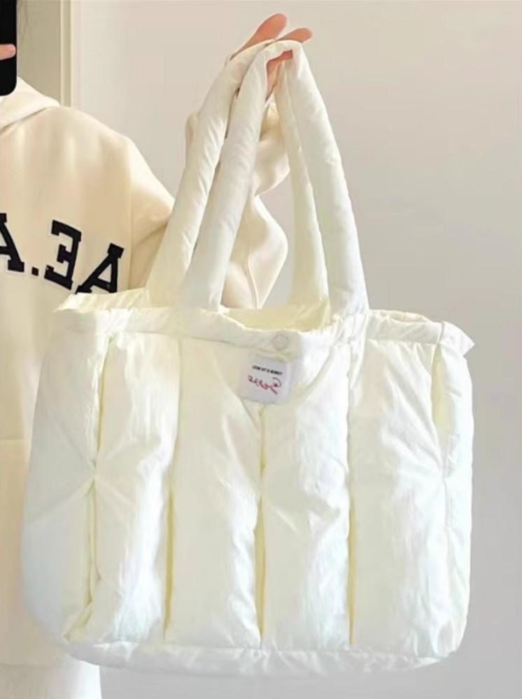 러블리 패딩 스퀘어 백 데일리 가방 (3color)