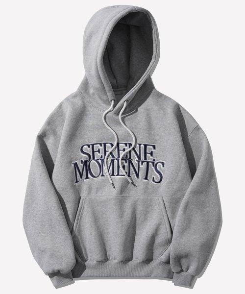 에즈카톤(EZKATON)  오버레이 후드 그레이 KMHD6674 - 사이즈 & 후기 | 무신사