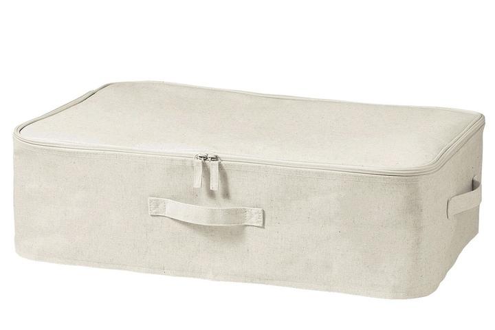 폴리에스터면마혼방 리빙박스 소프트박스 의류 케이스 약 59x39x18cm