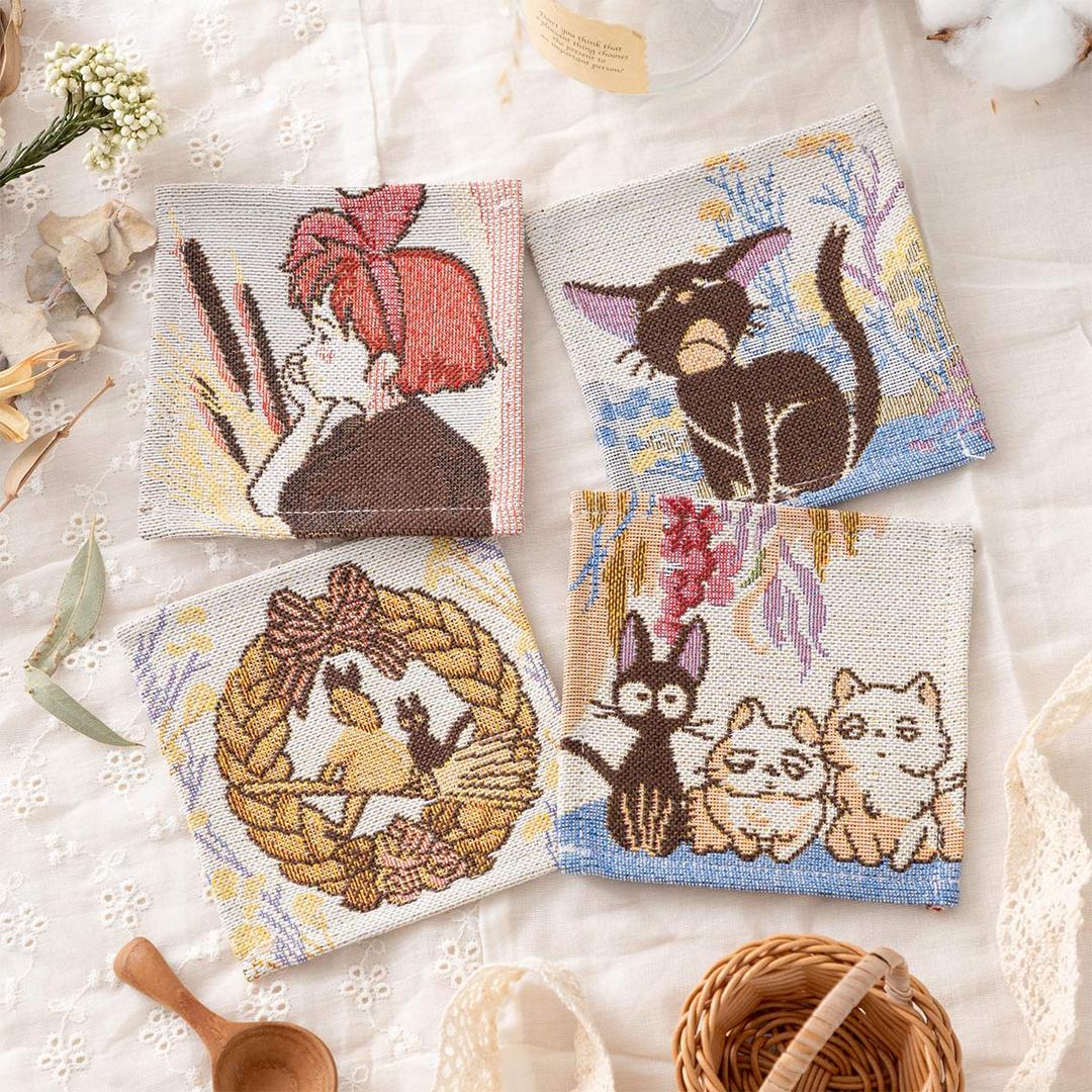 스튜디오 지브리 이웃집 토토로 고블랭 코스터 4개세트