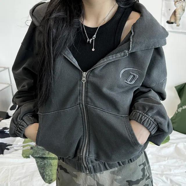 더오픈프로덕트 ROSE & DEER JACQUARD KNIT JACKET, BLACK