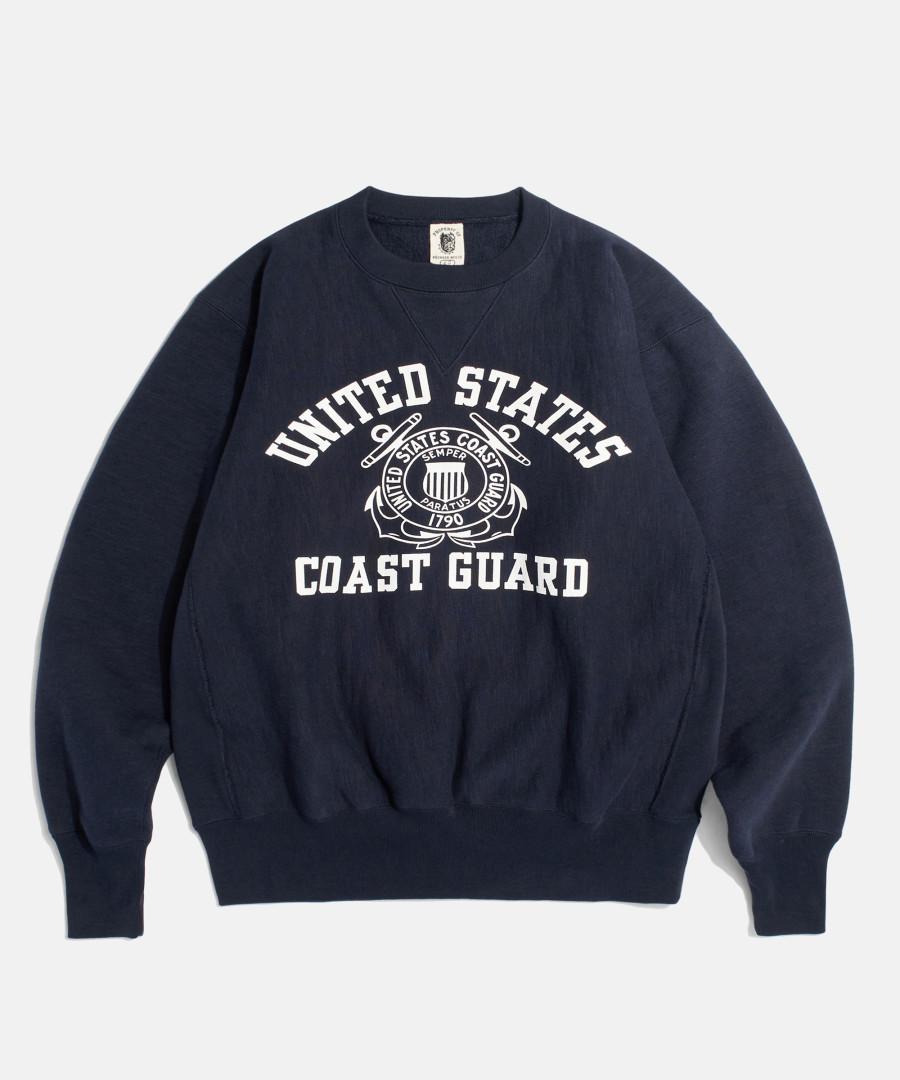 21 oz USCG Reverse Weave Sweatshirt Navy