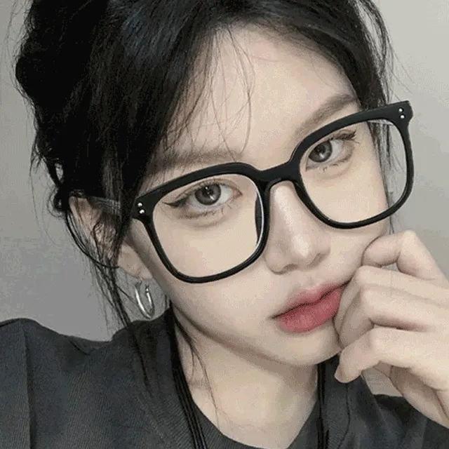 [블루라이트차단/주문폭주] 베이직 사각 동그리 안경  모음전 뿔테 안경