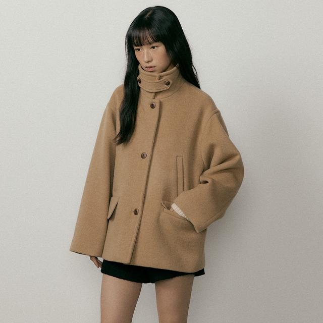 애즈온 DUMBO WOOL JACKET / BLACK - 위시버킷