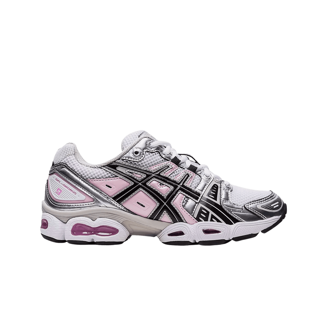 (W) Asics Gel-Nimbus 9 White Black