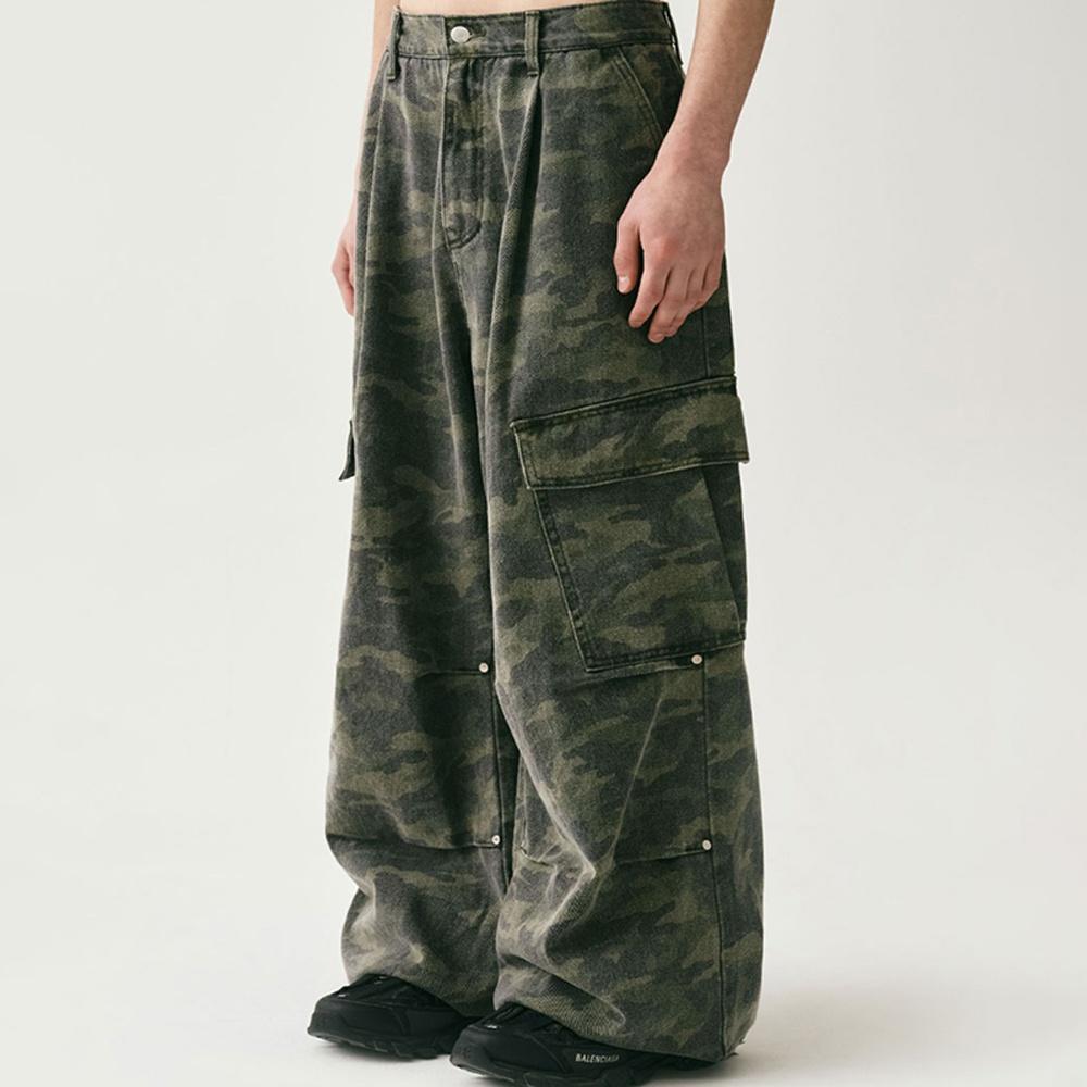 Side Big Cargo Pants CAMO
